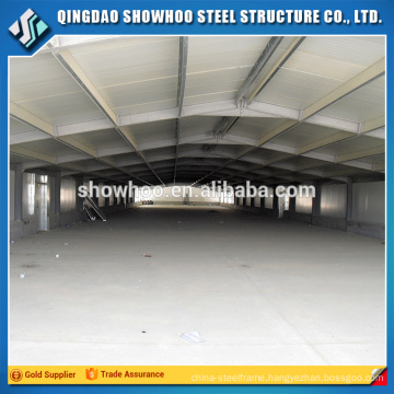 Light steel structure chicken farm building poultry barns shed for sale